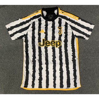 เสื้อกีฬาแขนสั้น ลายทีมชาติฟุตบอล Juventus 23-24 ชุดเหย้า ทีมเหย้า Gfhd