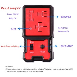 Edb* เครื่องวิเคราะห์รีเลย์ทดสอบแบตเตอรี่ เครื่องมือวิเคราะห์ระบบชาร์จ