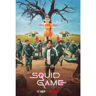 Squid Game (2021) Season 1 DVD หนัง มาสเตอร์ พากย์ไทย 3 แผ่นจบ