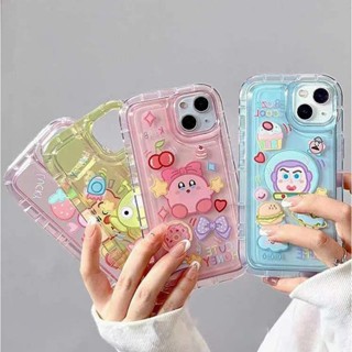 【ขายดี】เคสโทรศัพท์มือถือ Tpu ลายการ์ตูนน่ารัก และดอกไม้ สไตล์เรโทร สําหรับ iPhone 12 13 14 Series