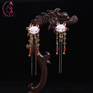 OCEANMAP Hanfu Handwork Cosplay Tassels Kimono Hairpin