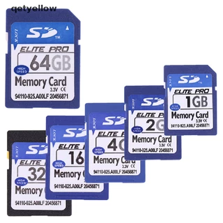Qetyellow 1GB 2GB 4GB 8GB 16GB 32GB 64GB การ์ดหน่วยความจําแฟลชดิจิตอลที่ปลอดภัย TH