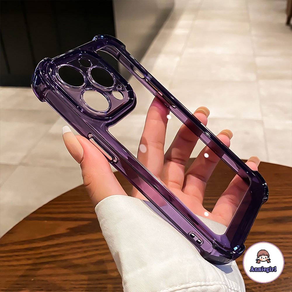 เคสไอโฟน11 เคสโทรศัพท์มือถืออะคริลิคใส กันกระแทก สี่มุม หรูหรา สําหรับ IPhone 17 16 15 14 12 13 Pro Max