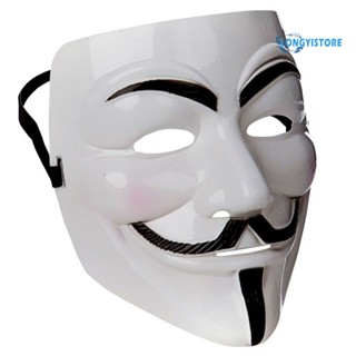 [LIYI] หน้ากากคอสเพลย์ Anonymous Hacker V สําหรับปาร์ตี้ฮาโลวีน