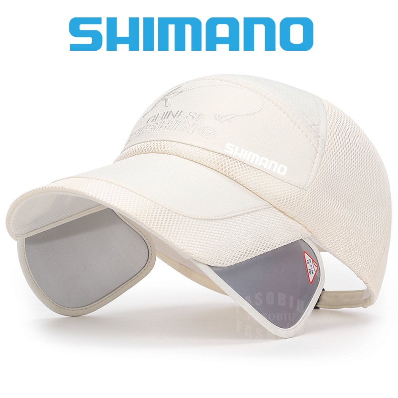 Shimano ใหม่ หมวกเบสบอล ผ้าตาข่าย กันแดด ป้องกันรังสียูวี ระบายอากาศ ปรับได้ สําหรับตกปลา เล่นกีฬา ขี่จักรยานกลางแจ้ง 2023 - รูปที่ 4