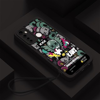 เคสโทรศัพท์มือถือ TPU นิ่ม ป้องกันกล้อง ลาย kaws sesame street สําหรับ Realme 5 5i 5s 6s 6 pro 7i C3 C17