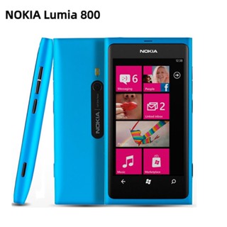 สมาร์ทโฟน Nokia Lumia 800 Windows 7.5 ปลดล็อกแล้ว 16GB ROM 3G GPS WIFI กล้อง 3.7 นิ้ว 8MP