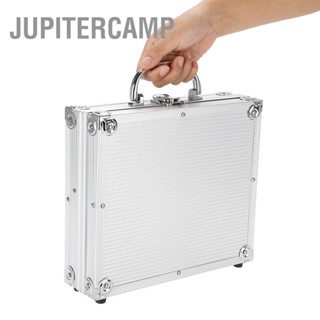 JUPITERCAMP กล่องเก็บเครื่องสักอลูมิเนียมกล่องใส่ปืนกลกล่องเปล่าออแกไนเซอร์แผ่นโฟม