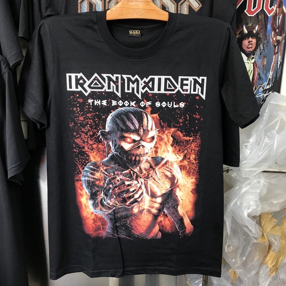 IR067 เสื้อยืดวงร็อค IRON MAIDEN ไอรอน เมเดน เสื้อวง เสื้อยืดไอรอนเมเดน เสื้อวินเทจ