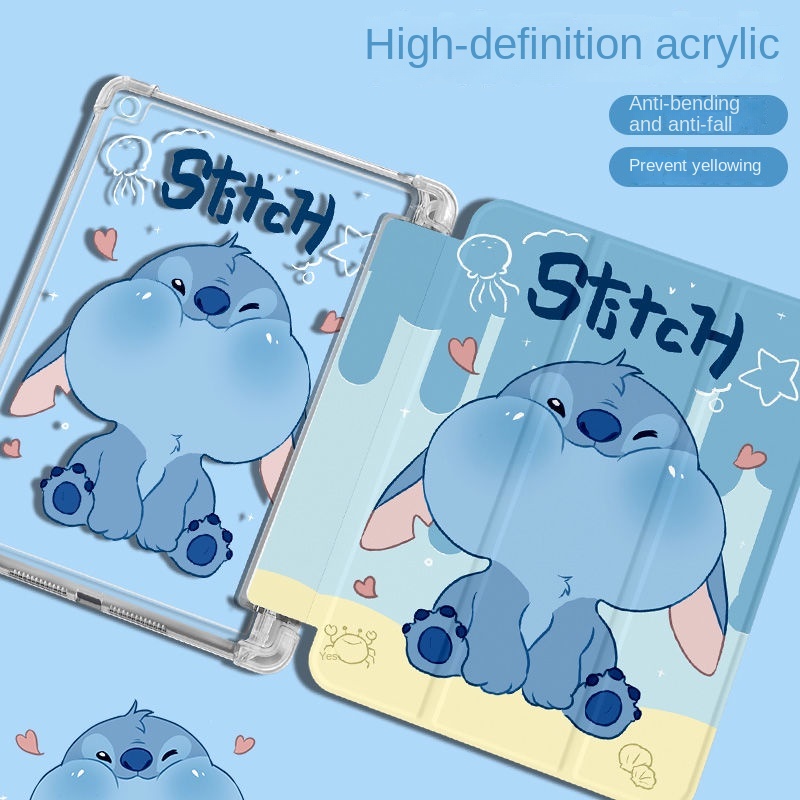 เคสอะคริลิค กันตก ลายการ์ตูนน่ารัก สําหรับ iPad Air4 Air5