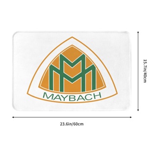 ใหม่ พรมเช็ดเท้า ผ้าสักหลาด ลายโลโก้ Maybach กันลื่น ดูดซับน้ําได้ดี แห้งเร็ว สําหรับห้องน้ํา ห้องนั่งเล่น โซฟา ห้องนอน 16x24 นิ้ว พร้อมส่ง