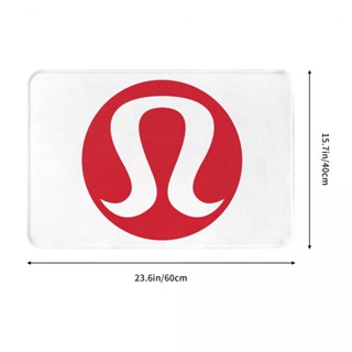 ใหม่ Lululemon (2) พรมเช็ดเท้า ผ้าสักหลาด กันลื่น ดูดซับน้ําได้ดี แห้งเร็ว สําหรับห้องน้ํา ห้องนั่งเล่น ห้องนอน โซฟา 16x24 นิ้ว พร้อมส่ง