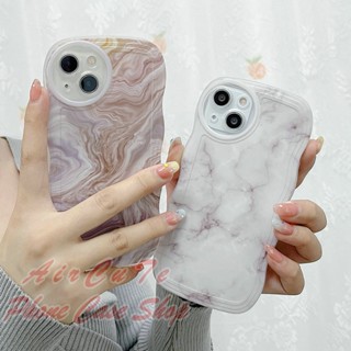 เคส Realme 10 9 Pro+ 8 5 5i C55 C35 C33 C30 C30S C25Y C21 C21Y C11 C2 Narzo 50i 50A Prime Pro Plus 4G 2021 2022 Transparent Wave Frame Marble Texture Soft Case