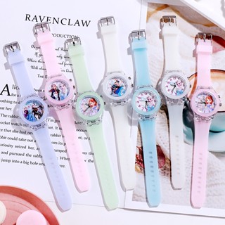 Frozen cartoon LED luminescent waterproof childrens watch（8）