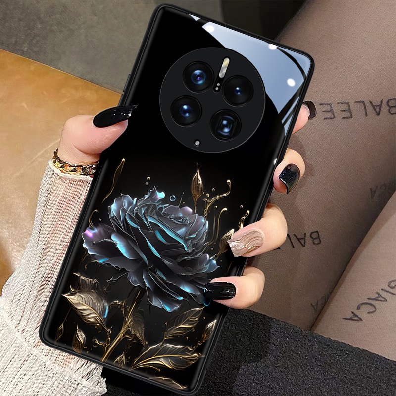 Dmy เคสกระจกนิรภัย หรูหรา สําหรับ huawei mate 50 pro 40 20 20X 10 pro 9 P10 plus P50 P40 P30 lite nova 4e P20 pro