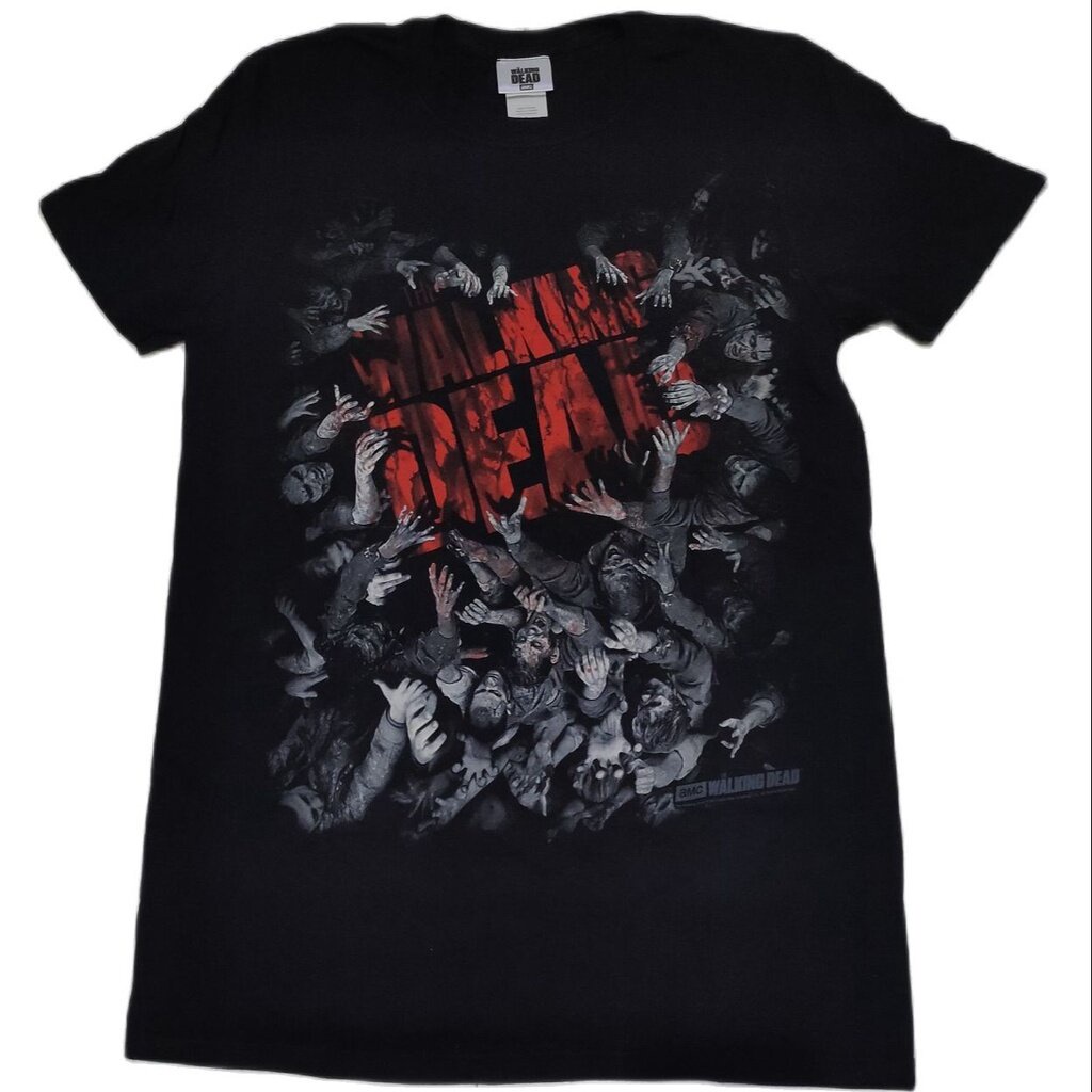 【HOT】เสื้อยืดผ้าฝ้าย[COD] เสื้อยืด The Walking Dead AMC ปี2014 COMING CLUB