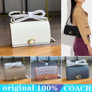 COACH cc416 cd709 กระเป๋าสะพายผู้หญิง/กระเป๋าหนังวัวพลิก/แฟชั่นคลาสสิก/หลายสีให้เลือก