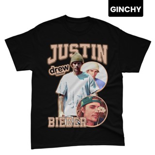 【ใหม่】Justin Bieber Concert Bootleg Drew Believer Son of God/Vintage T-Shirt