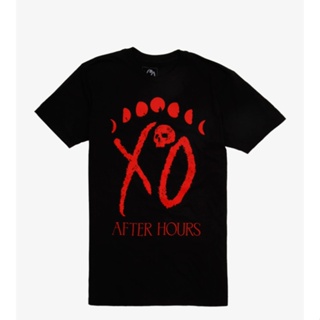 【 Liuting19.sg】เสื้อยืด ผ้าฝ้าย 100% พิมพ์ลาย THE WEEKND XO LABEL AFTER HOURS ของขวัญวันเกิด วันวาเลนไทน์ สําหรับผู้ชาย 301701