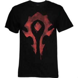 ใหม่【เสื้อยืดผู้ชาย Diy 】เสื้อยืด พิมพ์ลาย World Of Warcraft Horde Spray สําหรับผู้ชาย ผู้ใหญ่ 286910