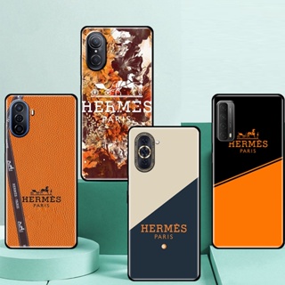 เคสโทรศัพท์ซิลิโคน TPU กันกระแทก ลายโลโก้ Hermes สําหรับ Huawei P20 2019 P30 P40 PRO PLUS LITE 4G