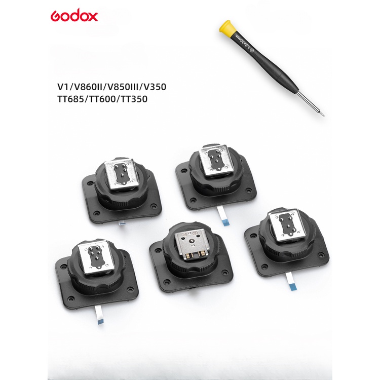 ใหม่ Godox รองเท้าร้อนแฟลช Speedlite เปลี่ยนสําหรับ Godox V850II V860II V350 TT600 TT685 TT685II TT3