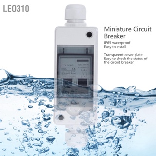  Leo310 เบรกเกอร์ขนาดเล็ก 50Amp กันน้ำ 2P DC โซลาร์สวิตช์ตัดการเชื่อมต่อ Isolator สำหรับระบบพลังงานแสงอาทิตย์