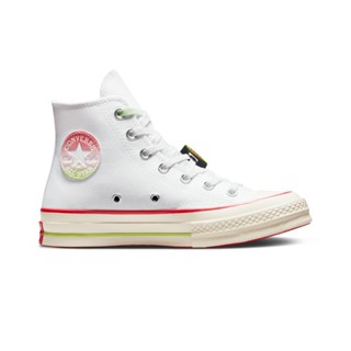 Converse รองเท้าผ้าใบ Sneakers CHUCK 70 SUMMER HI WHITE ผู้หญิง สีขาว - A02297CU2WTXX