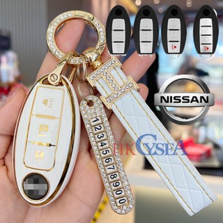 เคสกุญแจรีโมทรถยนต์ สําหรับ  Nissan X70 Nissan Terra Navara Almera Patrol royalKicks Tiida Path