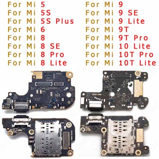  แท้ บอร์ดชาร์จ พอร์ตชาร์จ Usb Pcb อะไหล่สํารอง สําหรับ Xiaomi Mi 10T Pro 10 9T 9 SE 8 Lite 6 5 5S Plus