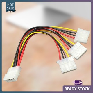 Rga สายเคเบิลอะแดปเตอร์ต่อขยาย 20 ซม. Big 4-pin 1-to-3 Male to Female IDE Molex สําหรับคอมพิวเตอร์ PC