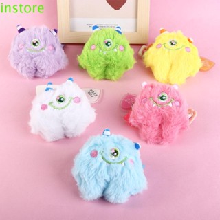 INSTORE Plush Keychain Lovely Soft Key Ring Stuffed Animal Toys Car Key Ring Decoration Phone Chains