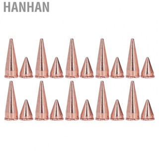 Hanhan Punk Cone Spikes  Punk Cone Spikes Studs 7x10mm 7x20mm  for DIY Bags