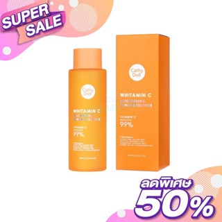 Cathy Doll Whitamin C Brightening Toner &amp; Essence 300ml (ส่งเร็ว)