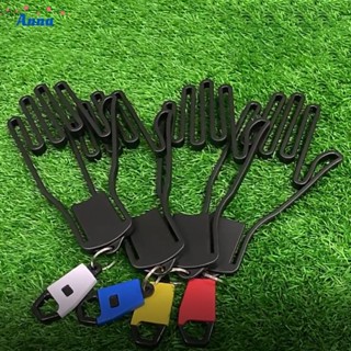 【Anna】Holder Rack Drying Gloves Plastic Key Buckle Soft Tough White/Red/Yellow/Blue