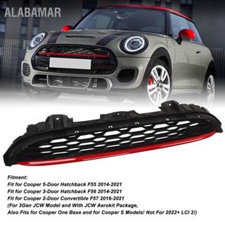 ALABAMAR JCW กันชนหน้ากระจังหน้ากระจังหน้าแถบสีแดง 51137393456 สำหรับ Cooper F55 F56 F57 S 2014-2021