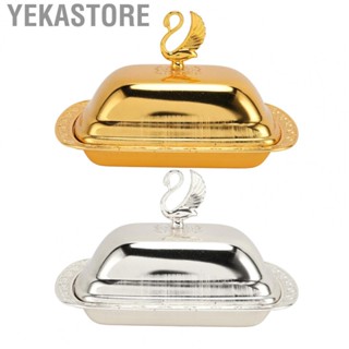 Yekastore Fruit Tray European Style Metal Fruit  Table Decoration with Lid for  Candies Desserts Home Decoration