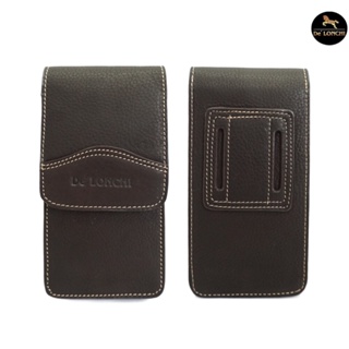 Delonchi รุ่น P13 กระเป๋าใส่โทรศัพท์ร้อยเข็มขัด  Leather Vertical Phone Pouch Phone Holster