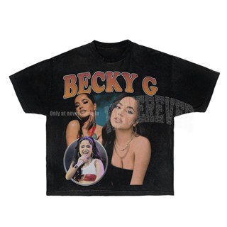 Becky G 90s Retro Rap Tee | Bootleg Rap Tee | Vintage 90s Rap Tee | Reggaeton เสื้อยืดฮิปฮอป | 2000s Rap Tee