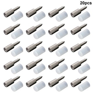 20pcs Multifunction Practical Wardrobe Durable High Strength Wear Resistant Laminate Support Self Tapping Screws