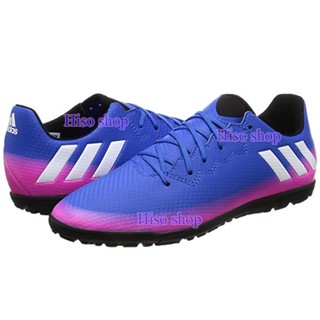 รองเท้าฟุตบอล Adidas Messi 16.3 TF J ของแท้ สีน้ำเงิน ไซส์ 34,36,37.5 แบรนด์แท้shop 100%