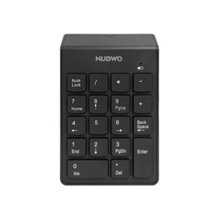 WIRELESS NUMPAD แป้นพิมพ์ตัวเลขไร้สาย NUBWO NKB105BLACK 18 KEYS NUMERIC KEYPAD