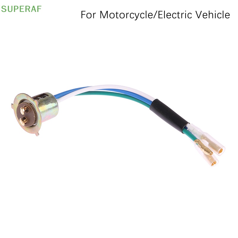 Superaf ขายดี ขั้วต่อหลอดไฟหน้ารถมอเตอร์ไซค์ไฟฟ้า แบบกรงเล็บเดี่ยว