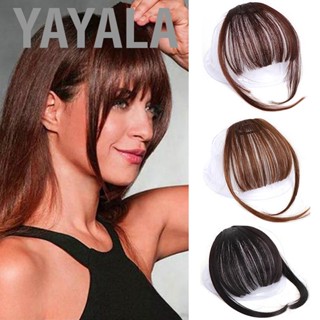 Yayala Women Bangs Hair  High Temperature Fiber Hair Extensions Bangs Fringe with Temples Hairpieces