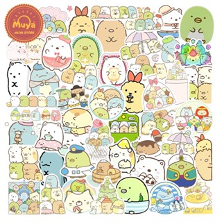 Muya สติกเกอร์ไวนิล ลายการ์ตูน Sanrio Sumikko Gurashi กันน้ํา สําหรับติดตกแต่งแล็ปท็อป 50 ชิ้น