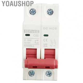 Yoaushop Small Circuit Breaker DC750V 3P Direct Current Circuit Breaker 6000A Breaking  for Photovoltaic Device