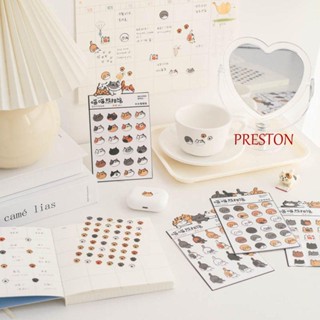 Preston สติกเกอร์ ลายไอดอล สําหรับติดตกแต่งสมุดภาพ สตูดิโอ DIY