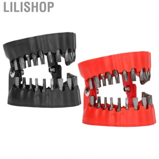 Lilishop 28 Drill Bits Magnetic Holder Stainless Steel Drill Bit Holder Tool Hot