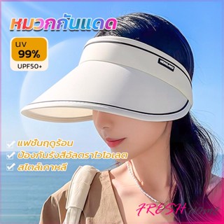 หมวกกันแดดครึ่งใบ สไตล์เกาหลี แฟชั่นฤดูร้อน  Sun visor