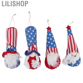 Lilishop 4th Of July Patriotic Gnome  4th Of July Hanging Ornaments Cloth  for House